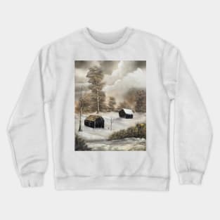 Winter Cabin Crewneck Sweatshirt